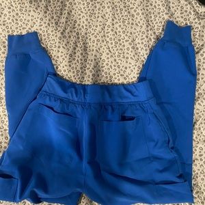 Mandala royal blue scrub pants